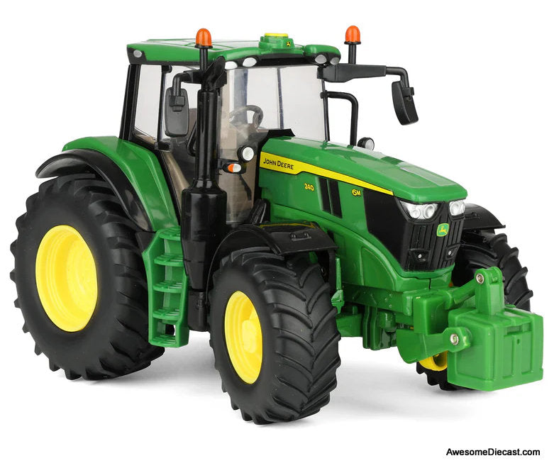 John Deere 6M 240 Tractor, Green 1:32 Diecast Model Tractor by Britains