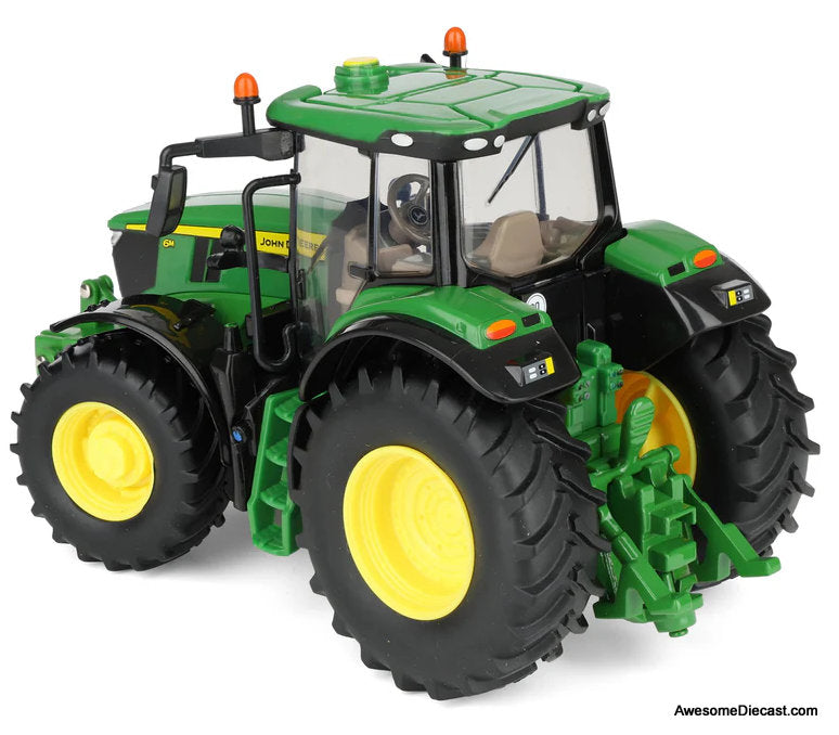 John Deere 6M 240 Tractor, Green 1:32 Diecast Model Tractor by Britains