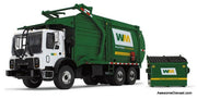 Mack TerraPro w/Wittke Front Load Refuse & Bins: Waste Management 1:34 Diecast Model Truck by First Gear