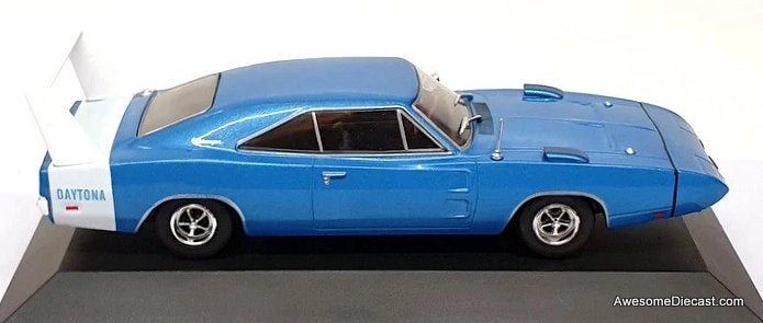 1969 Dodge Charger Daytona, Metallic Blue 1:43 Diecast Model Car by Altaya