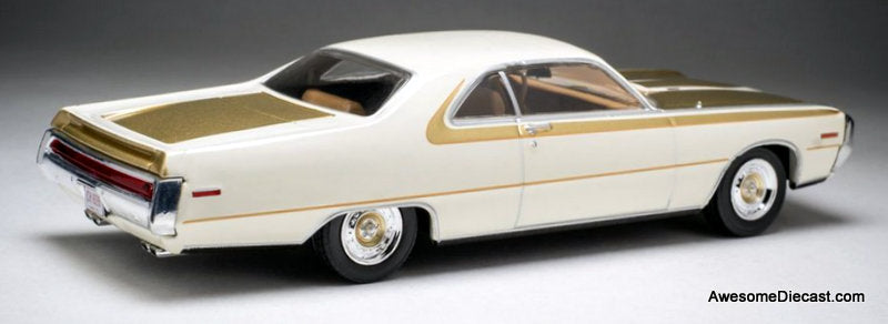 1970 Chrysler 300 Hurst, Cream/Gold 1:43 Diecast Model Car by Altaya