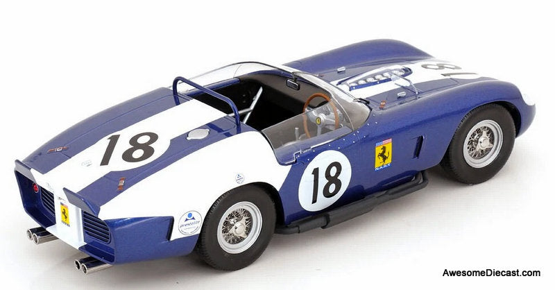 Ferrari 250 TR61 #18, Blue 1962 Le Mans 1:18 Diecast Model Car by Werk83
