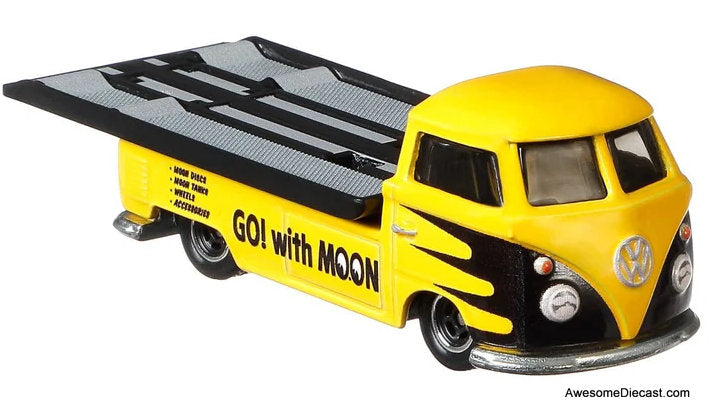 Hot Wheels Premium Team Transport Volkswagen Classic Bug & Volkswagen Transporter T1 Pick Up  1:64 Diecast Model Vehicles by Hot Wheels