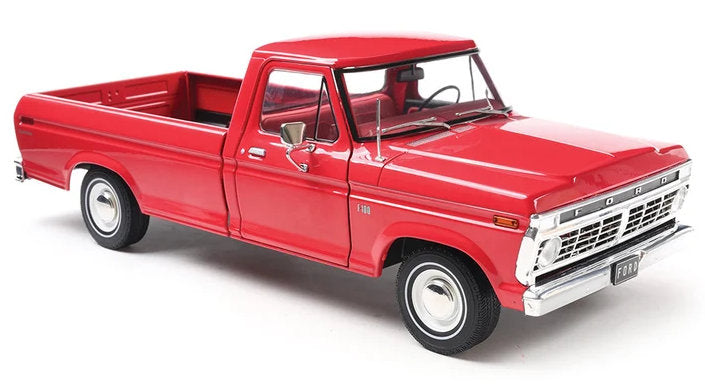 1974 Ford F-100 Pick-Up, Candy Apple Red 1:18 Diecast Model Truck by IXO