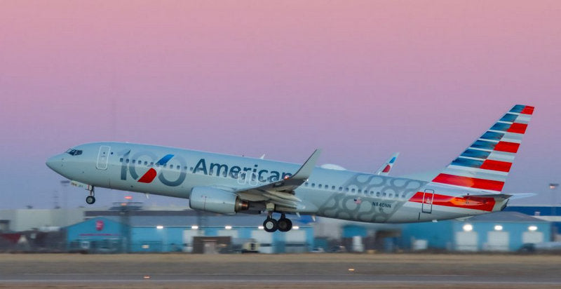 Boeing 737-800 American Airlines (Reg #N840NN) "100th Anniversary" 1:200 Diecast Model Plane by Gemini 200