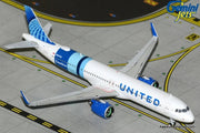 Air Bus A320neo United Airlines (Reg #N94750) Coastliner 1:400 Diecast Model Plane by Gemini Jets