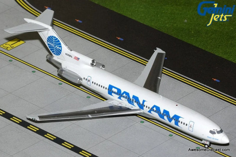Boeing 727-200 Pan Am (Reg #N368PA) "Clipper Goodwill" 1:200 Diecast Model Plane by Gemini 200