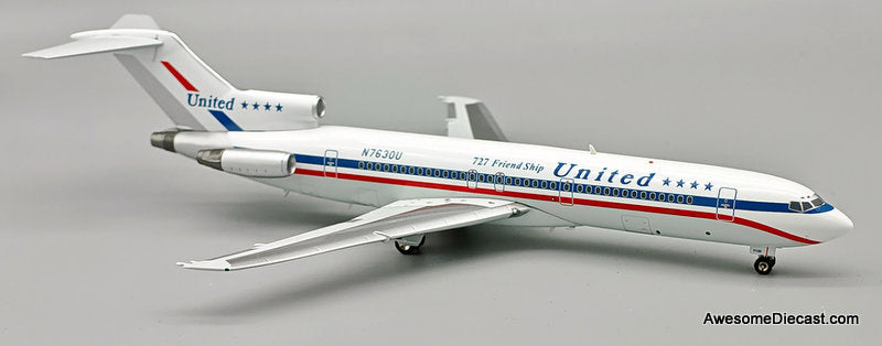 Boeing 727-200 United Airlines (Reg #N763OU) 1:200 Diecast Model Plane by Inflight 200