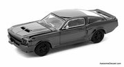 Shelby Mustang GT500, Dark Chrome 1:64 Diecast Model Car by Pop Race