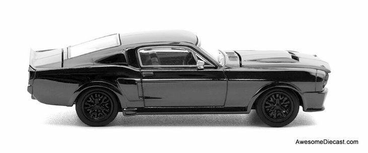 Shelby Mustang GT500, Dark Chrome 1:64 Diecast Model Car by Pop Race