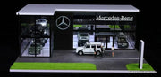 Mercedes-Benz Dealership w/Lighting 1:64 Diorama by MoreArt