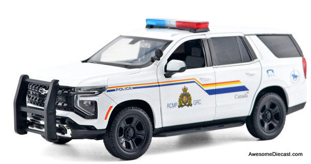 2025 Chevrolet Tahoe PPV "RCMP (Royal Canadian Mounted Police)" 1:24 Diecast Model Car by Motor Max