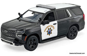 2025 Chevrolet Tahoe PPV California Highway Patrol 1:24 Diecast Model Car by Motor Max