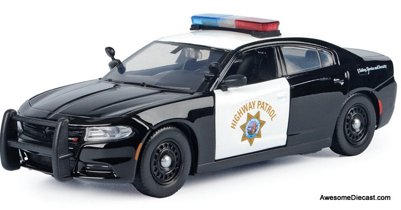2023 Dodge Charger Pursuit California Highway Patrol 1:24 Diecast Model Car by Motor Max