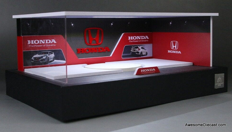 Honda Rotating Booth Exhibition Hall w/Lighting 1:64 Diorama by MoreArt