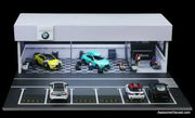 BMW Mechanic Workshop w/Lighting 1:64 Diorama by MoreArt