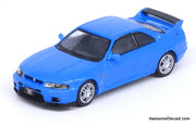 Nissan Skyline GTR R33 LM Limited, Blue 1:64 Diecast Model Car by Inno64