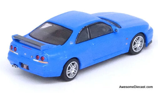 Nissan Skyline GTR R33 LM Limited, Blue 1:64 Diecast Model Car by Inno64