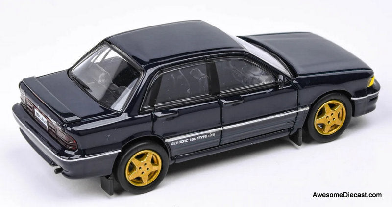 Mitsubishi Galant VR-4, Cosmic Blue 1:64 Diecast Model Car by Para64