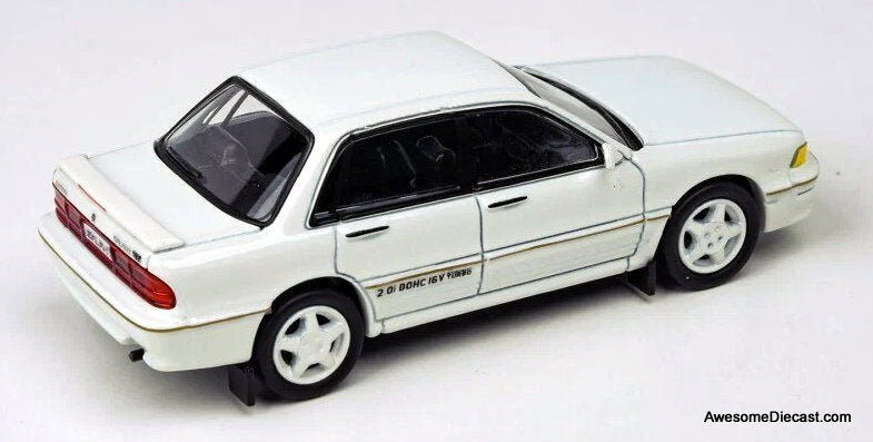 Mitsubishi Galant VR-4, Sophia White 1:64 Diecast Model Car by Para64