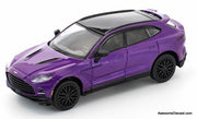 Aston Martin DBX707, Storm Purple 1:64 diecast Model Car by Pop Race