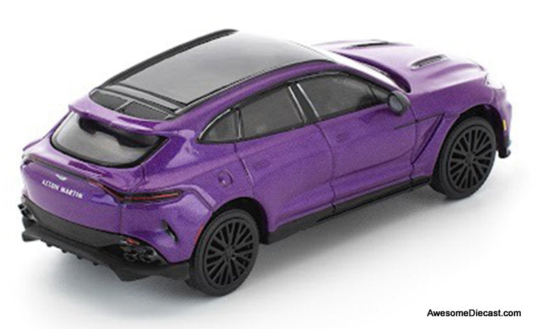 Aston Martin DBX707, Storm Purple 1:64 diecast Model Car by Pop Race