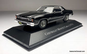 1974 Chevrolet Monte Carlo, Black 1:43 Diecast Model Car by DeAgostini