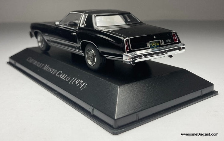 1974 Chevrolet Monte Carlo, Black 1:43 Diecast Model Car by DeAgostini