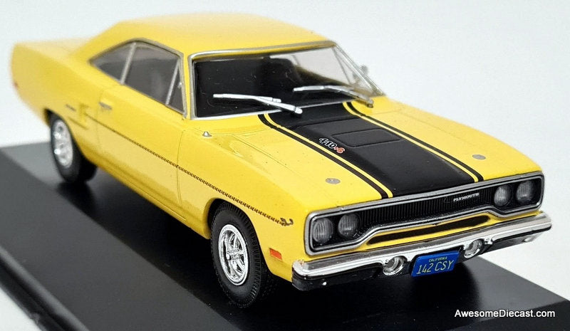1970 Plymouth Road Runner, Yellow 1:43 Diecast Model Car by DeAgostini