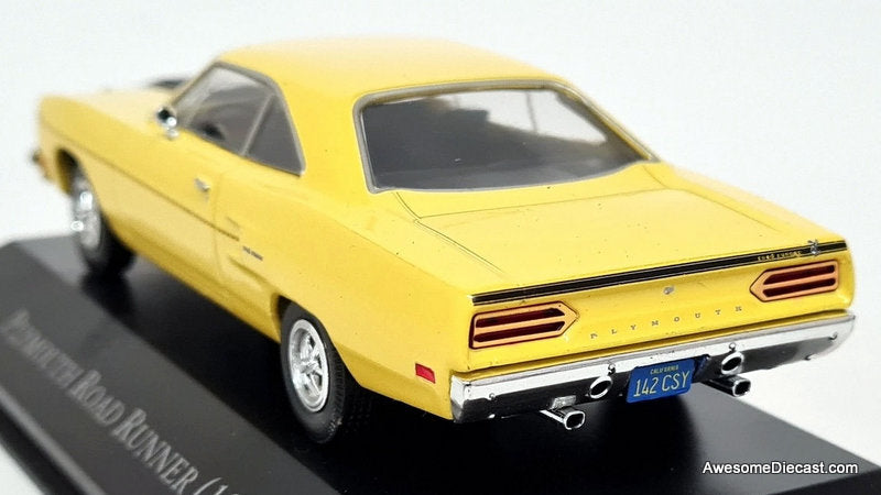 1970 Plymouth Road Runner, Yellow 1:43 Diecast Model Car by DeAgostini