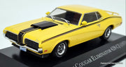 1970 Mercury Cougar Eliminator 428 CJ, Yellow 1:43 Diecast Model Car by DeAgostini