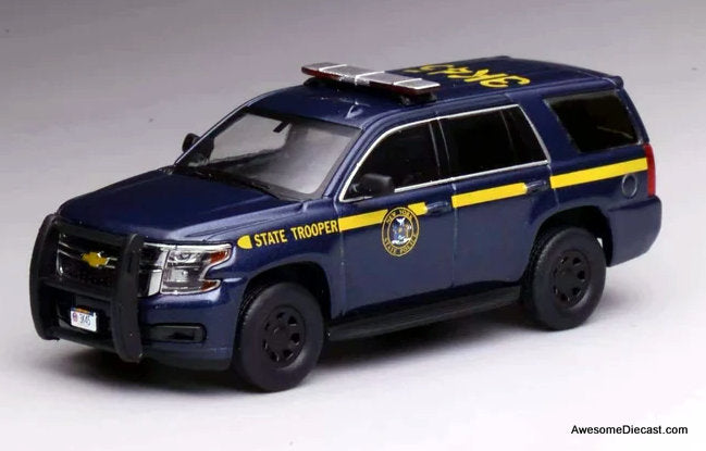 2015 Chevrolet Tahoe Police Interceptor: New York State Trooper 1:64 Diecast model Car by 596 Model