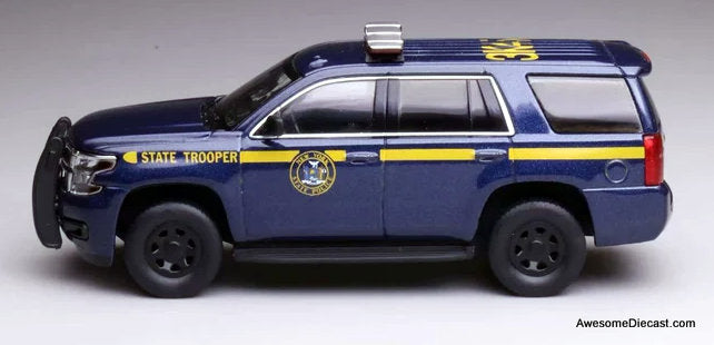 2015 Chevrolet Tahoe Police Interceptor: New York State Trooper 1:64 Diecast model Car by 596 Model