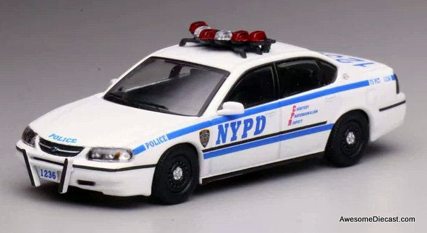 Chevrolet Impala New York City Police 1:64 Diecast Model Car by 596 Model