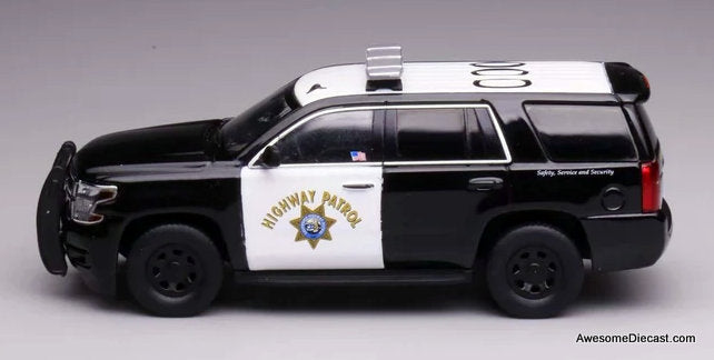 2015 Chevrolet Tahoe Police Interceptor: California Highway Patrol 1:64 Diecast Model Car by 596 Model