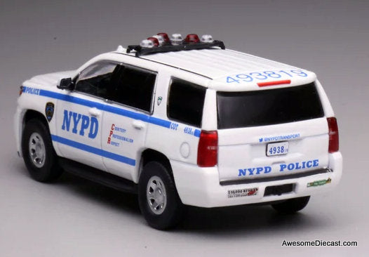 2015 Chevrolet Tahoe Police Interceptor: NYPD 1:64 Diecast Model Car by 596 Model