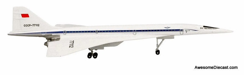 Aeroflot Tupolev TU-144D (Reg #CCCP-77112) 1:400 Diecast Model Plane by