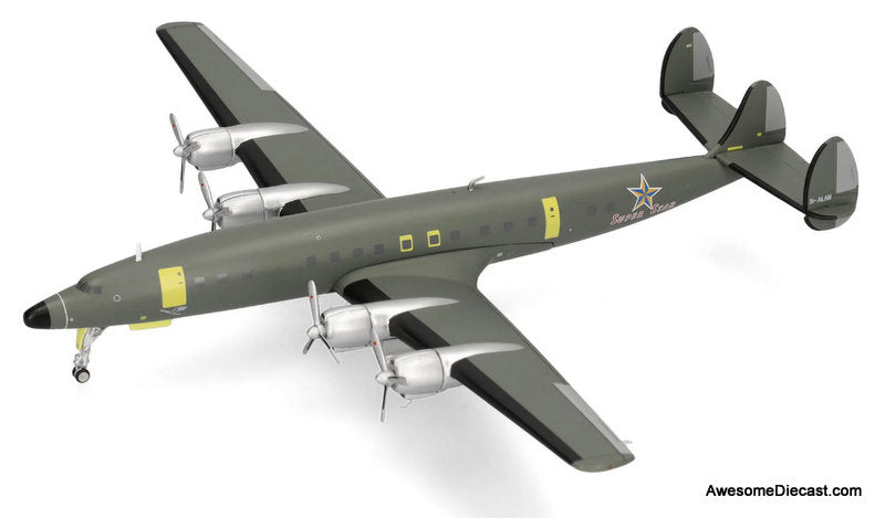 Lockheed L-1649A Starliner (Super Star) Lufthansa (Reg #D-ALAN) 1:200 Diecast Model Plane by Herpa
