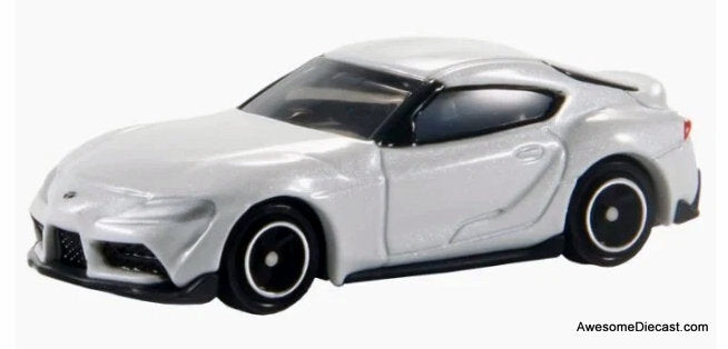 Toyota GR Supra, White 1:60 Diecast Model Car by Tomica