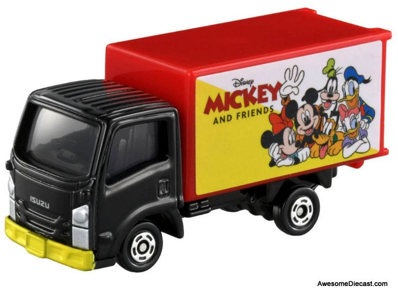 Isuzu Elf Box Truck: Mickey & Friends Diecast Model Truck by Tomica
