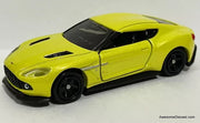 Aston Martin Vanquish Zagato, Yellow 1:62 Diecast Model Car by Tomica