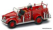 1941 GMC Fire Truck 1:24 Diecast Model Fire Truck (w/Gold Plated Coin) by Signature Models