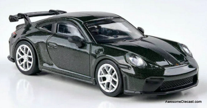 2025 Porsche 911 GT3 (992.2), Oak Green Metallic 1:64 Diecast Model Car by Para64