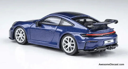 2025 Porsche 911 GT3 (992.2), Metallic Blue 1:64 Diecast Model Car by Para64