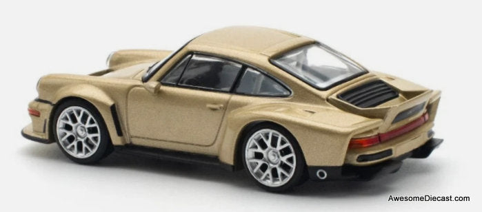 Porsche Singer DLS Turbo (Road),  Gold 1:64 Diecast Model Car by Pop Race
