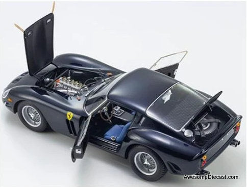 1963 Ferrari 250 GTO, Dark Blue 1:18 Diecast Model Car by Kyosho