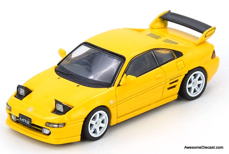 Toyota MR2 (SW20), Yellow 1:64 Diecast Model Car by Inno64