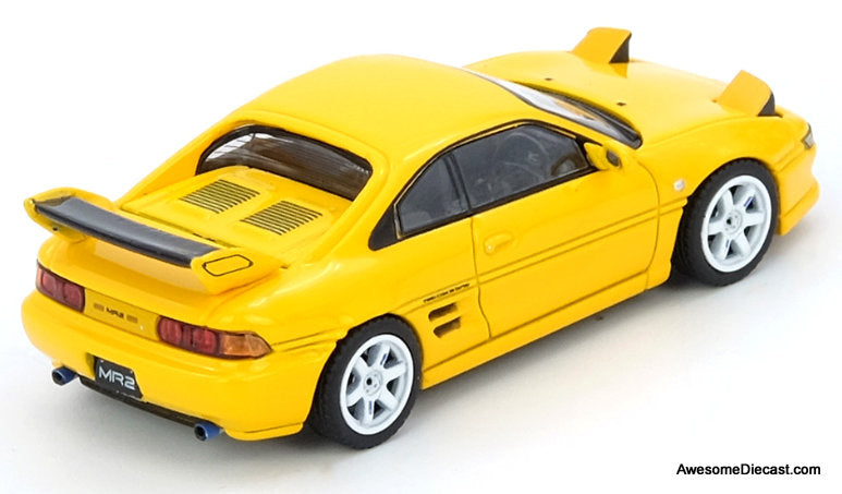 Toyota MR2 (SW20), Yellow 1:64 Diecast Model Car by Inno64