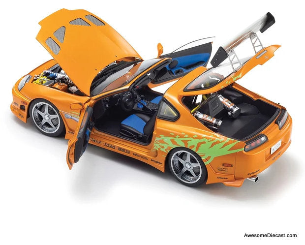 1994 Toyota Supra (Brian's Supra) The Fast And The Furious (2001) 1:18 Diecast Model Car by Kyosho