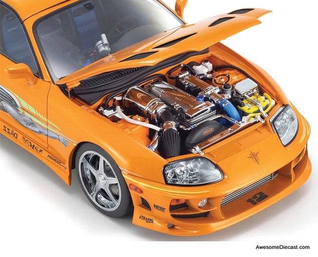 1994 Toyota Supra (Brian's Supra) The Fast And The Furious (2001) 1:18 Diecast Model Car by Kyosho